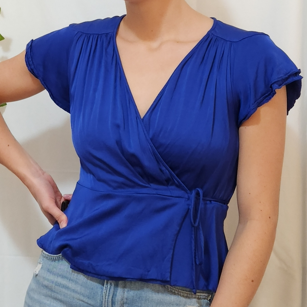 Zara Wrap Blouse